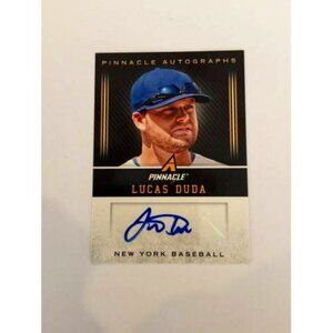 2013 Pinnacle Autographs Lucas Duda NY Mets #LD (037)